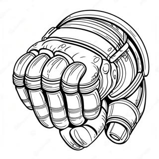 Metal Knuckles Coloring Page 69414-54932