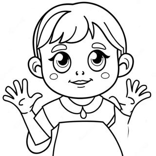 Matilda With Magical Powers Coloring Page 6941-5532