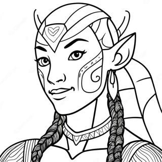 Avatar Movie Coloring Page 69454-54971