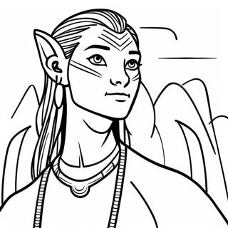 Avatar Movie Coloring Page 69454-54972