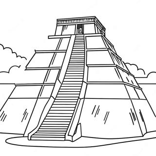 Ziggurat Coloring Page 69464-54991