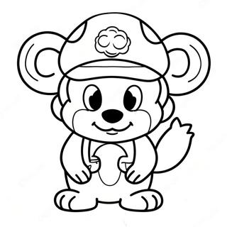 Tanooki Mario Coloring Page 69474-54994