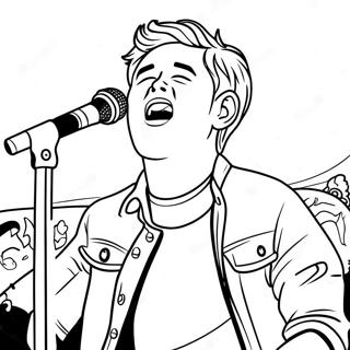 Niall Horan Coloring Pages