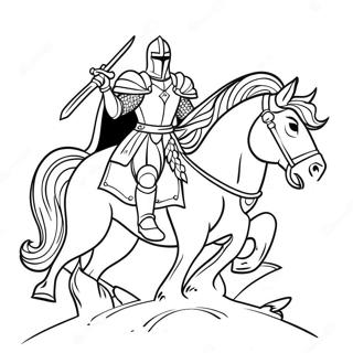 Black Knight Coloring Pages