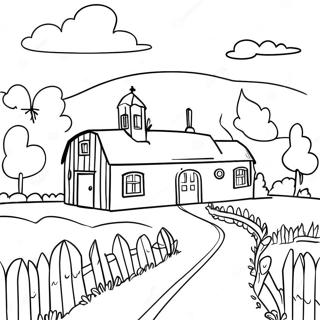 Charming Pennsylvania Countryside Coloring Page 69545-55033