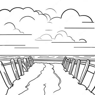 Obx Beach Scene Coloring Page 69554-55039