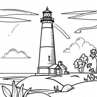 Obx Lighthouse Coloring Page 69555-55053