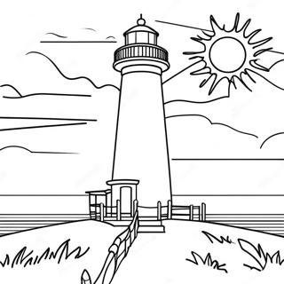 Obx Lighthouse Coloring Page 69555-55056