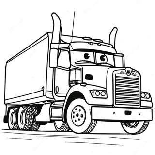 Cars Mack Coloring Pages