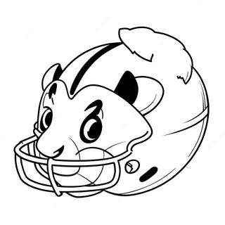 Bucky Badger Coloring Pages