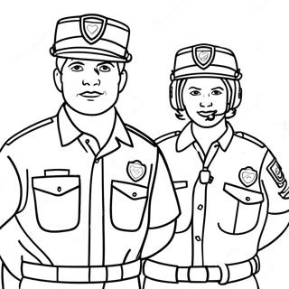 First Responder Coloring Pages