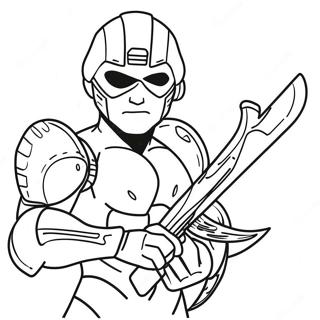 Stinger Flynn Coloring Page 69664-55130