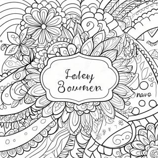 Bullet Journal Inspirational Quote Coloring Page 69675-55145