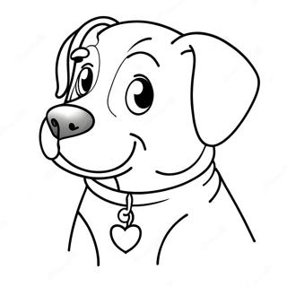 Cute Shiloh Dog Coloring Page 69715-55174