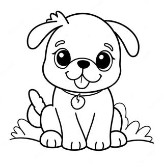 Cute Shiloh Dog Coloring Page 69715-55175