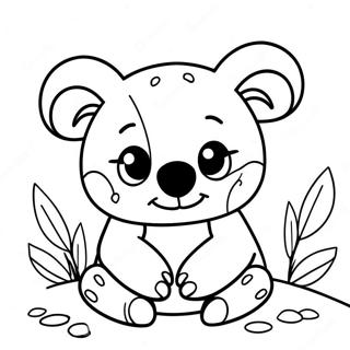 Sød Koala Bamse Malebog 69725-55194