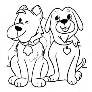 Faithful Friends Coloring Page 69755-55220