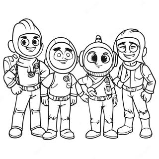 Firebuds Team Adventure Coloring Page 69775-55225