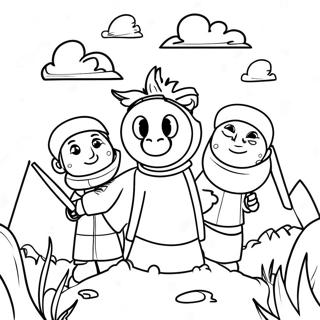 Firebuds Team Adventure Coloring Page 69775-55226