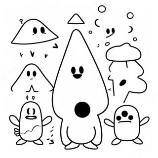 Pikuniku Characters Coloring Page 69785-55247