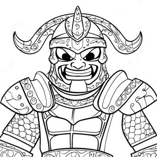 Lord Garmadon Epic Battle Coloring Page 69794-55234