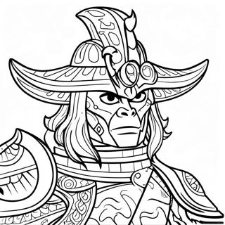 Lord Garmadon Epic Battle Coloring Page 69794-55235