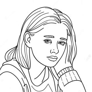 Depression Sadness Coloring Page 6980-5554