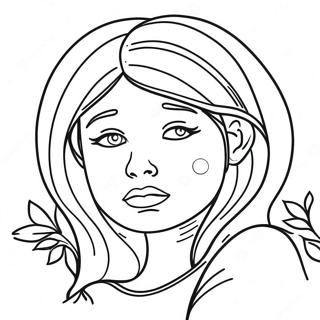 Depression Sadness Coloring Page 6980-5556