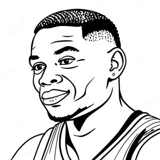 Pagina De Colorat Russell Westbrook 69834-55267