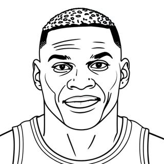 Pagina De Colorat Russell Westbrook 69834-55268