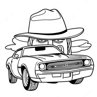 หน้าระบายสีรถคลาสสิก Smokey And The Bandit 69854-55283