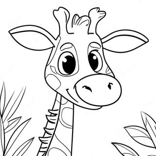 Geoffrey The Giraffe Coloring Page 69874-55308