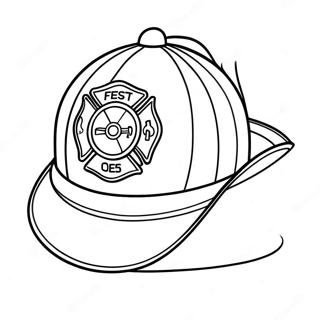 Community Helper Hats Coloring Pages