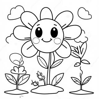 Preschool Seed Coloring Pages