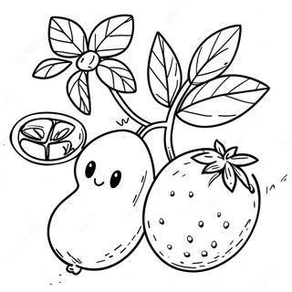 Preschool Seed Coloring Page 69894-55310