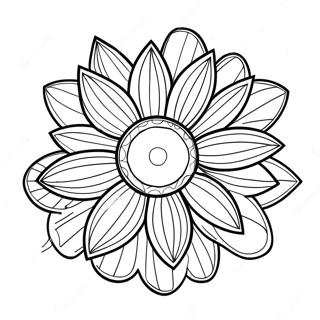 Colorful Flower Seed Coloring Page 69895-55350