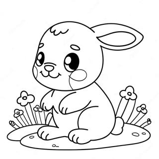 Baby Bunny Cute Bunny Coloring Pages