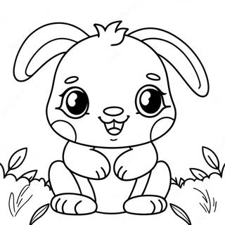 Cute Baby Bunny Coloring Page 69914-55335