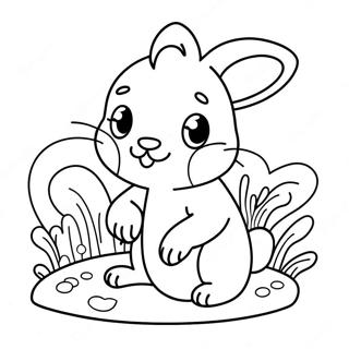 Cute Baby Bunny Coloring Page 69914-55336