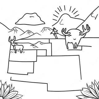 Wyoming Coloring Pages