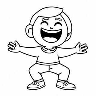 Bitmoji Coloring Pages