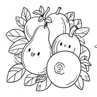 Joyful Fruit Of The Spirit Coloring Page 7001-5606