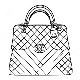 Chanel Handtasche Ausmalbild 70035-55435