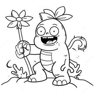 Gargantuar Plants Vs Zombies Coloring Page 70054-55449