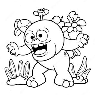 Gargantuar Plants Vs Zombies Coloring Page 70054-55452