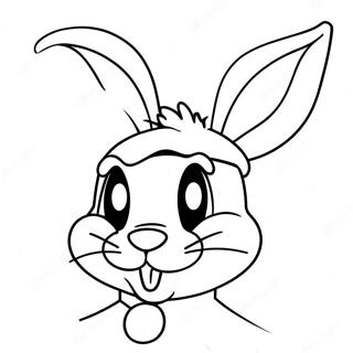 Bugs Bunny In Santa Hat Coloring Page 70065-55464