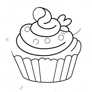 Leckeres Cupcake Backen Ausmalbild 7011-5581