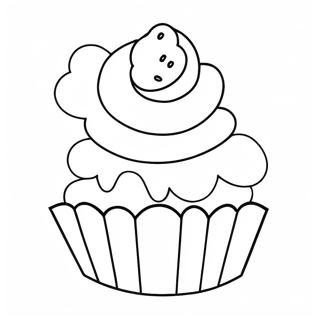 Leckeres Cupcake Backen Ausmalbild 7011-5584