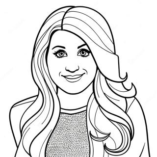 Meghan Trainor Coloring Page 70124-55517