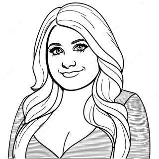 Meghan Trainor Coloring Page 70124-55519